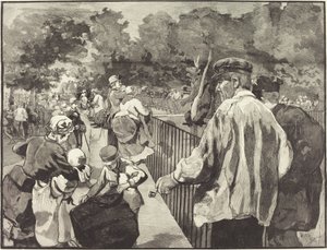 I Jardin des Plantes, 1889. av Daniel Urrabieta Vierge