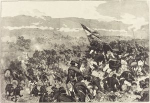 Slaget ved Plevna. 30. juli, Attack on the Heights..., 18831890. av Daniel Urrabieta Vierge