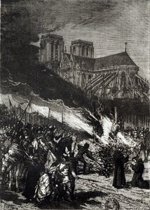 Burning of the Templars, illustrasjon fra 