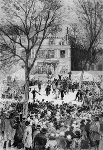 Feiring av 80-årsjubileet for Victor Hugos fødsel (1802-85) fra 