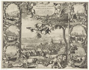 Seirer av kong William III i Irland (øvre halvdel), 1690 The Glorious Campaign of William III King of Great Britain Ifølge Noen av de mest minneverdige handlingene til de allierte og konfødererte i år 1690 fant sted (tittel på av Daniel de Lafeuille