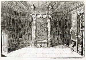 Design for et soverom med himmelseng, fra 