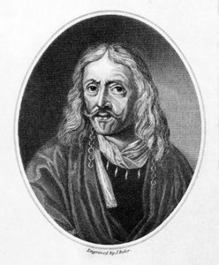 Johannes Hevelius, gravert av J. Baker av Daniel the Younger Schultz