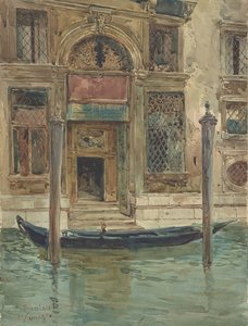 Portalen til et venetiansk palass, 1839-1911. av Daniele Bucciarelli
