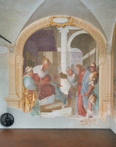 Kristus førte fram for Kaifas av Daniele Crespi