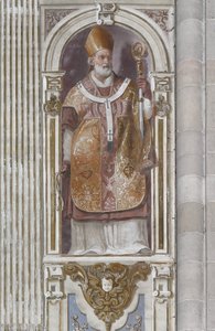 Saint Ambrose (fresko) av Daniele Crespi