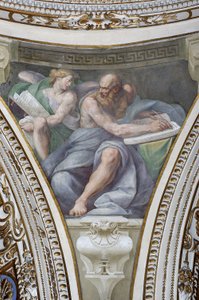 Saint Matthew (fresco) av Daniele Crespi