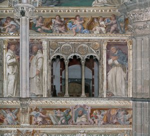 Hellige (fresko) av Daniele Crespi