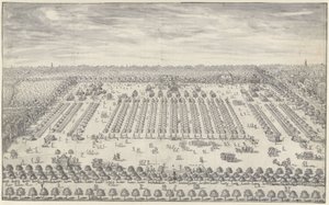 Leir nær Haag, 1742 av Daniël Marot (II)