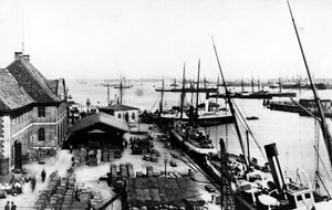 Københavns havn, ca. 1880
