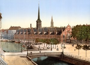 Den gamle børs, København, 1890-1900