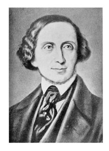 Portrett av Hans Christian Andersen (1805-75)