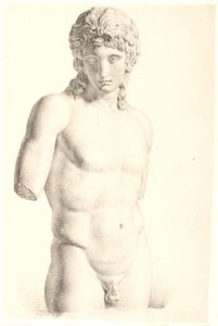 Tegning etter gips: "Eros fra Centocelle" (Vatikanet)