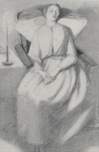 Elizabeth Siddal av Dante Gabriel Charles Rossetti