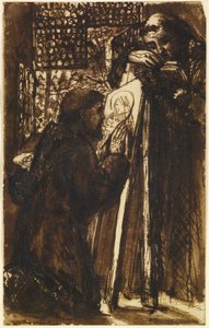 Fra Angelico Painting av Dante Gabriel Charles Rossetti