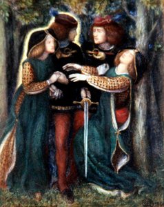 Hvordan de møtte seg selv av Dante Gabriel Charles Rossetti