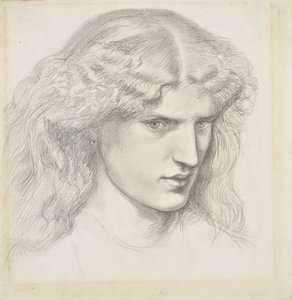 Portrett av Annie Miller, 1860-tallet av Dante Gabriel Charles Rossetti