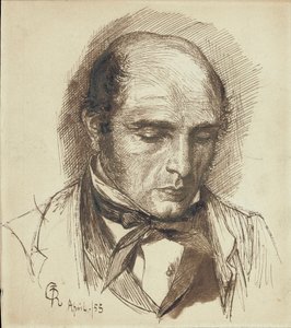 Portrett av Henry Polidori, 1953 av Dante Gabriel Charles Rossetti