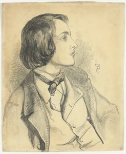 Portrett av William Michael Rossetti, av Dante Gabriel Charles Rossetti