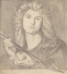 Studie for Venus Verticordia. av Dante Gabriel Charles Rossetti