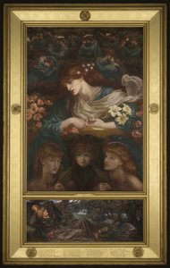 Den salige Damozel, 1875-78 av Dante Gabriel Charles Rossetti