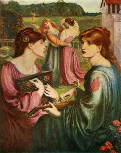 The Bower Meadow, 1850-1872, c1912 av Dante Gabriel Charles Rossetti