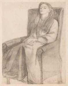 Elizabeth Siddal av Dante Gabriel Rossetti