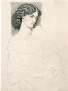 Jane Burden (1840-1914) av Dante Gabriel Rossetti