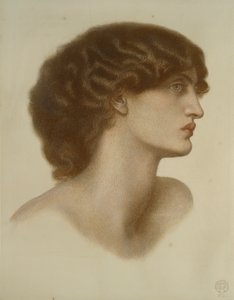 Mørk perle, 1871 av Dante Gabriel Rossetti