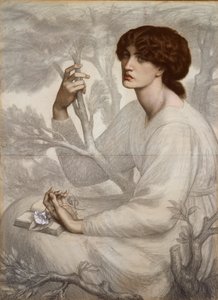 The Day Dream, slutten av 1800-tallet av Dante Gabriel Rossetti