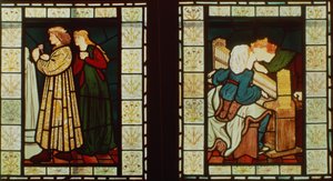 Bryllupsreise til kong Rene av Anjou, av Burne-Jones og Dante G. Rossetti, 1862 av Dante Gabriel and Burne Jones, Edward Rossetti