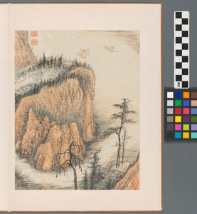 Minner om Qinhuai-elven, Qing-dynastiet av Daoji Shitao