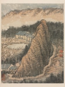 Minner om Qinhuai-elven, Qing-dynastiet av Daoji Shitao