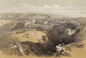 Betlehem (farge litho) av David (after) Roberts