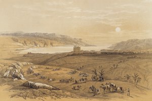 Jericho (farge litho) av David (after) Roberts