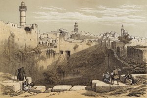The Pool of Bethesda (farge litho)