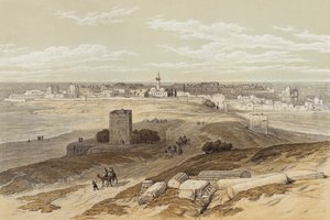 Dekk fra Isthmus (farge litho) av David (after) Roberts