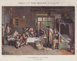 Distraining for Rent (farge litho)