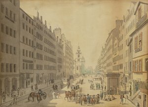 Utsikt over High Street i Edinburgh fra øst, 1793