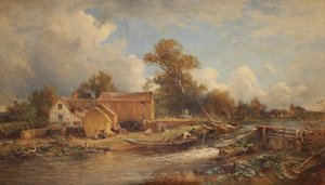Forge Mill, River Tame, 1888
