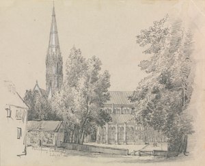 Utsikt over Salisbury katedral