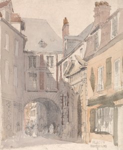 Sted St. Barthélemy, Rouen av David Cox