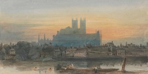 Westminster fra Lambeth av David Cox