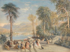 Windermere under regattaen av David Cox