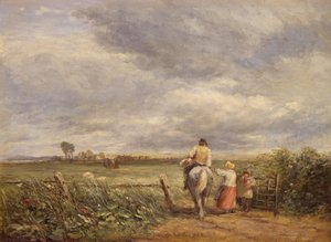 Skal til Hayfield, 1853. av David Cox the elder