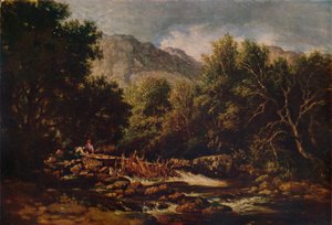 På Lledr, c1844 av David Cox the elder