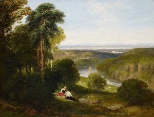 The Wyndcliffe, River Wye, 1842. av David Cox the elder