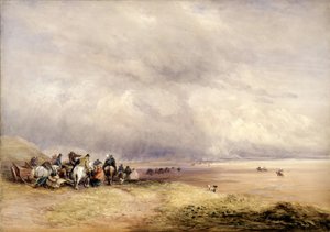 Ulverston Sands, 1835. av David Cox the elder