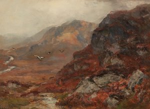 Highland Hills (olje på lerret)