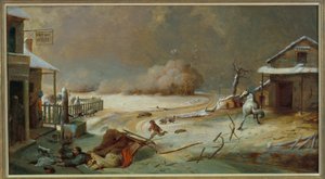 Halvveishus, 1864 av David Gilmour Blythe